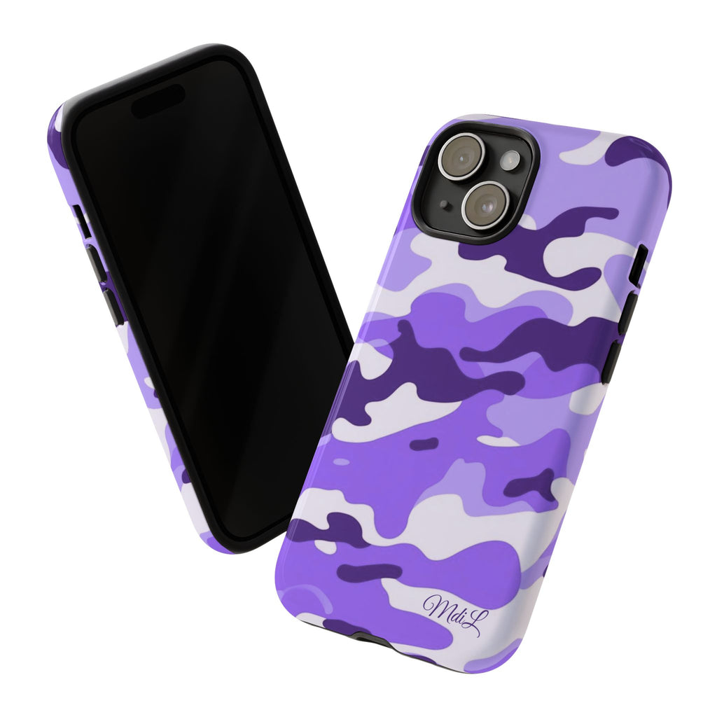 Purple Camo iPhone Case