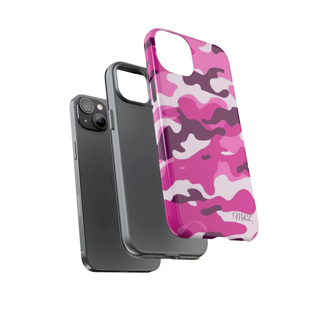 Magenta Camo iPhone Case