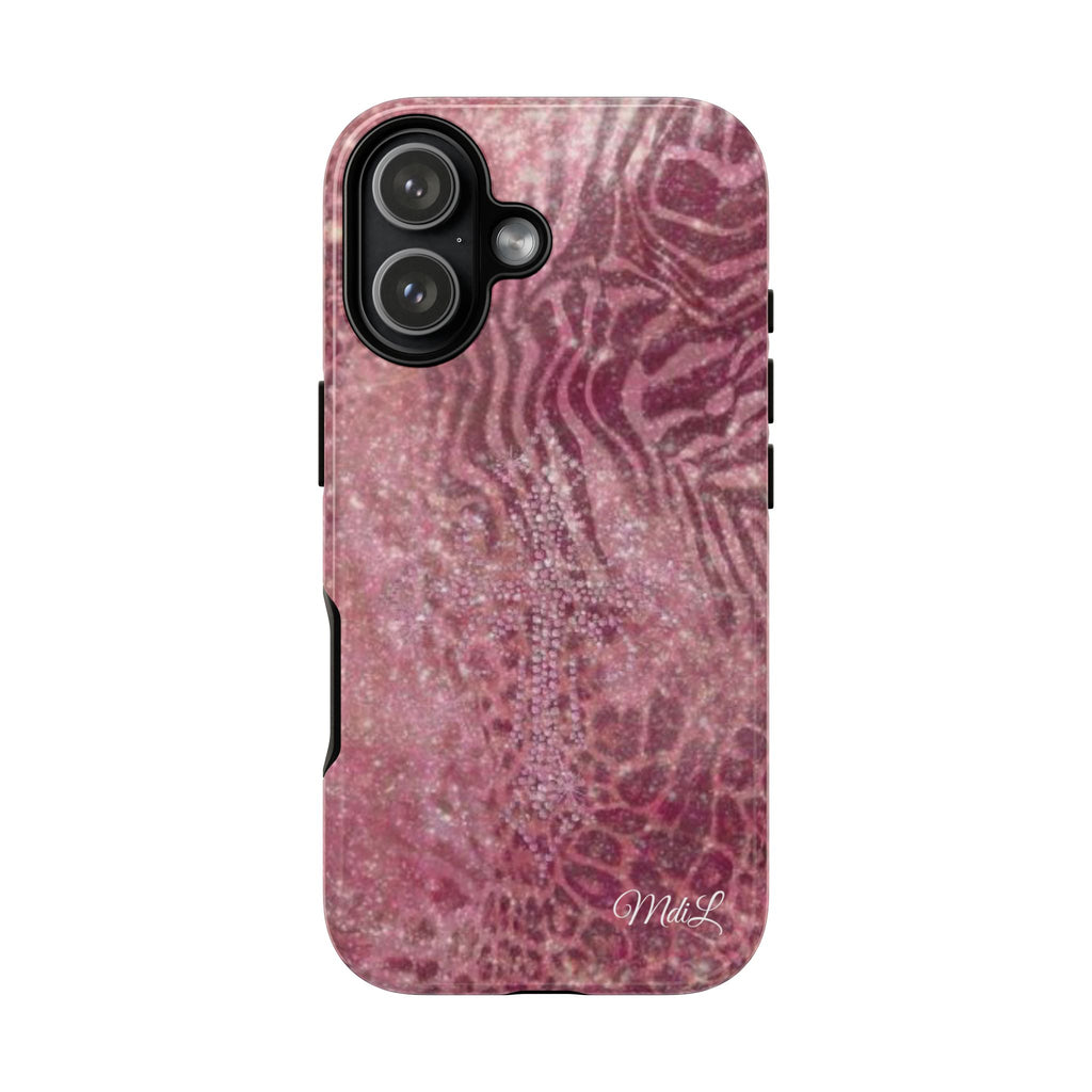 Pink Cross iPhone Case