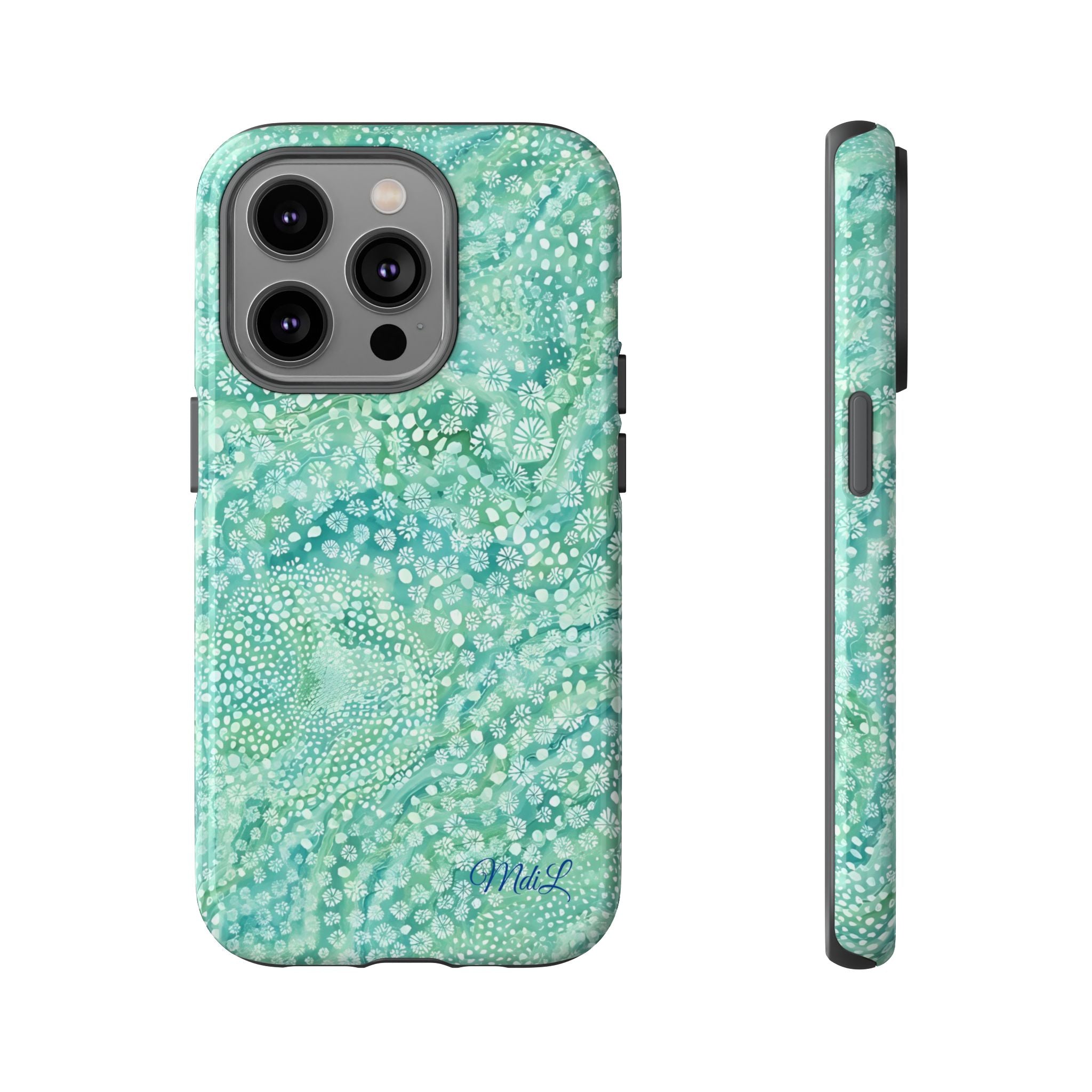 Teal Florals