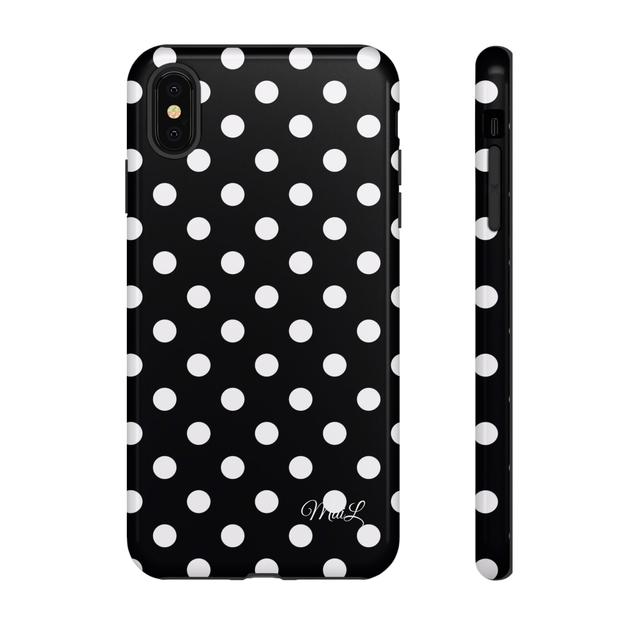 Polka Dots | White and Black - Mare di Luna