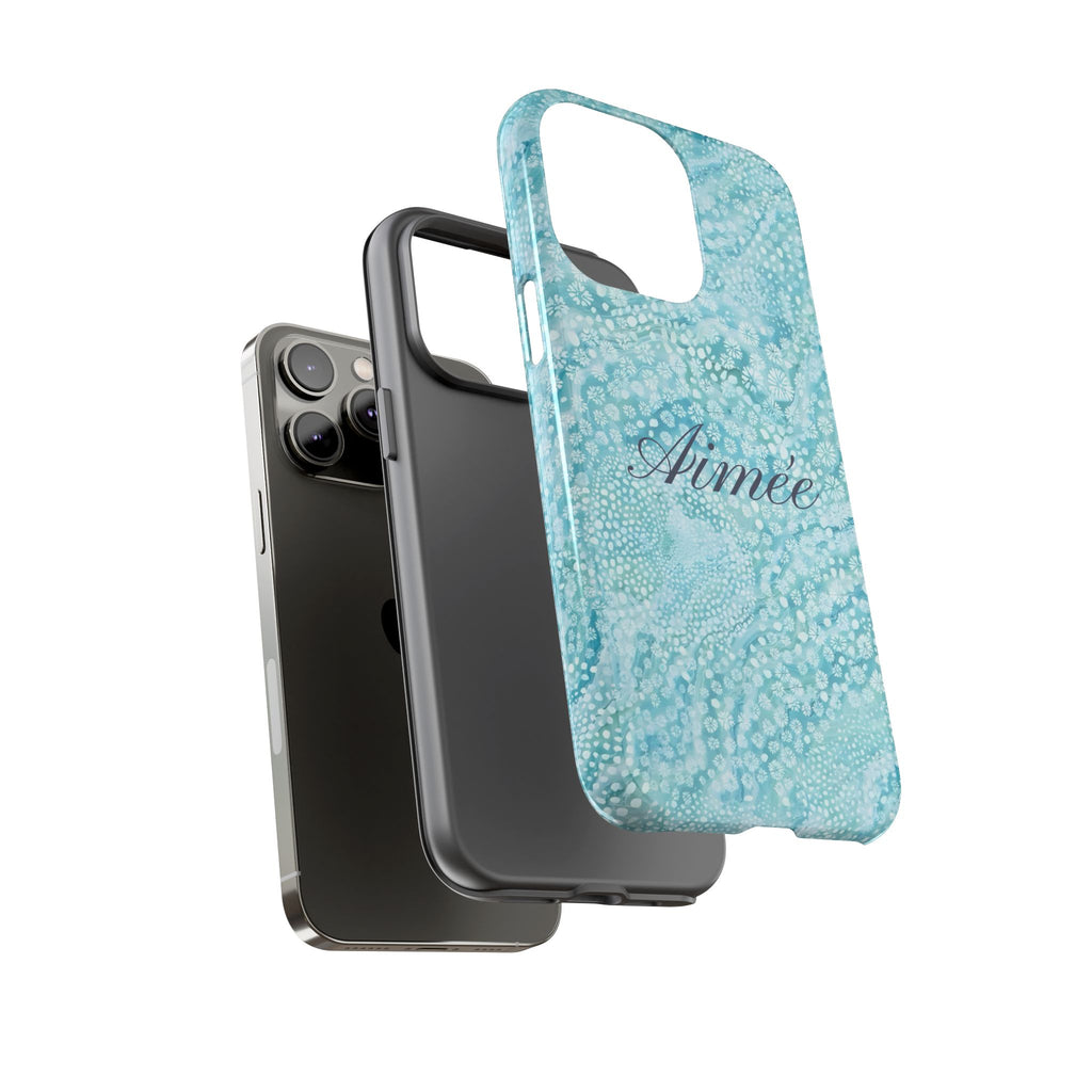 Teal Florals Personalized