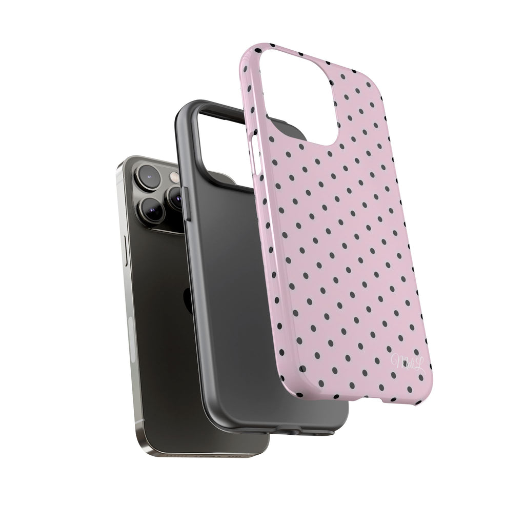 Polka Dots | Pink and Black - Mare di Luna