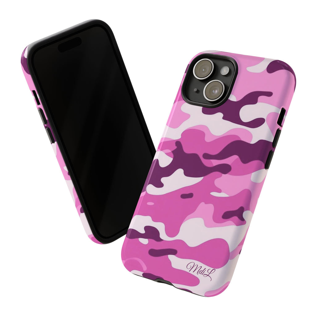 Fuschia Camo iPhone Case