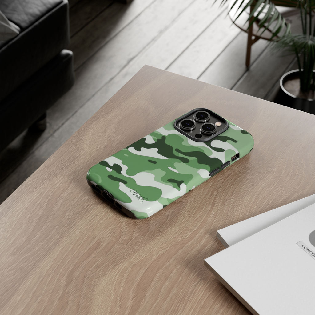 Mint Camo iPhone Case