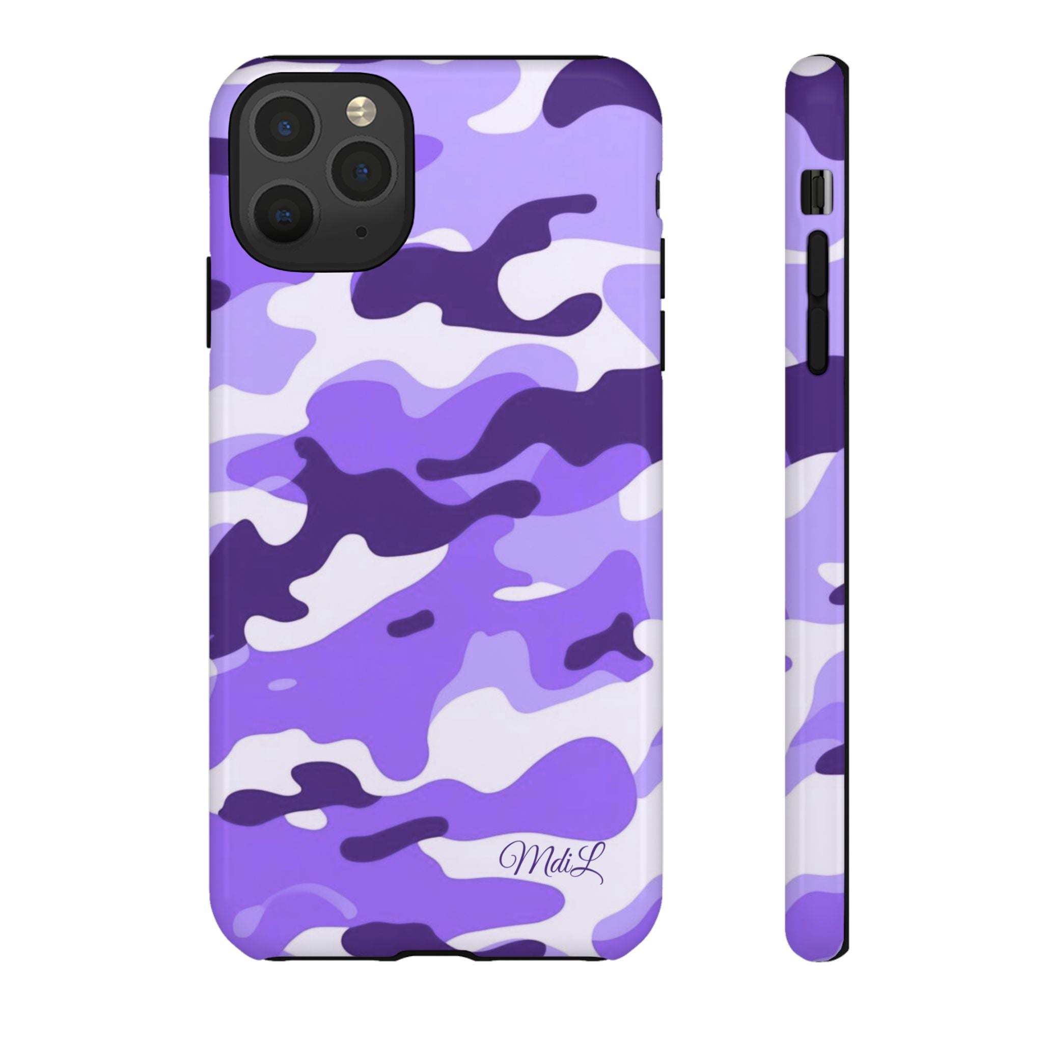 Purple Camo iPhone Case
