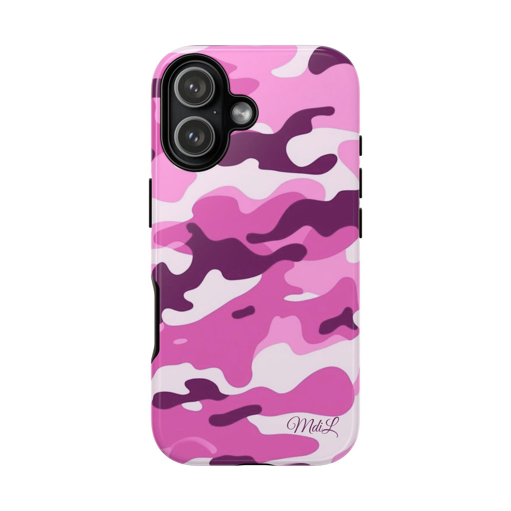 Fuschia Camo iPhone Case