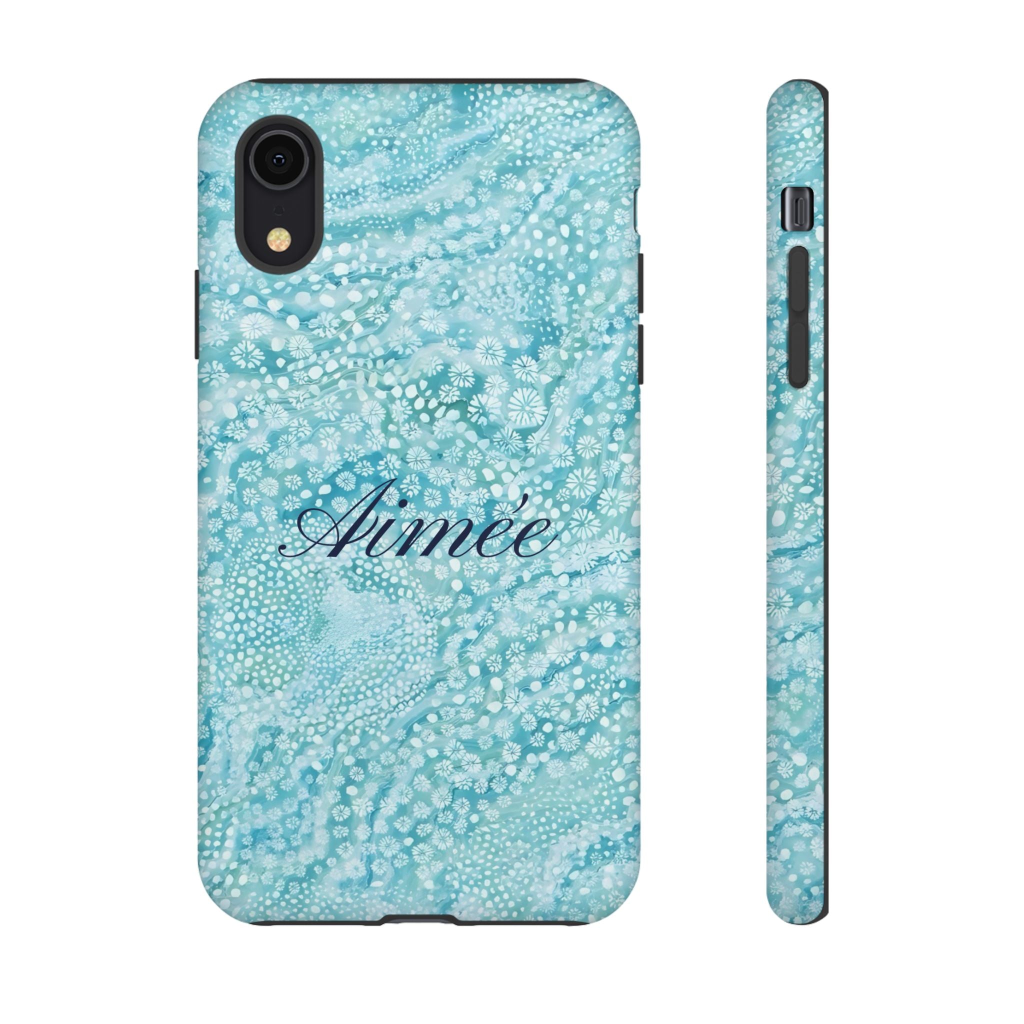 Teal Florals Personalized