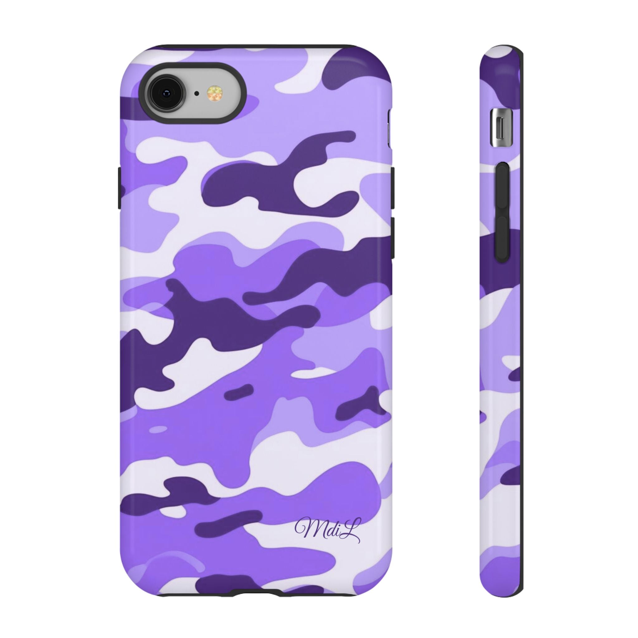 Purple Camo iPhone Case