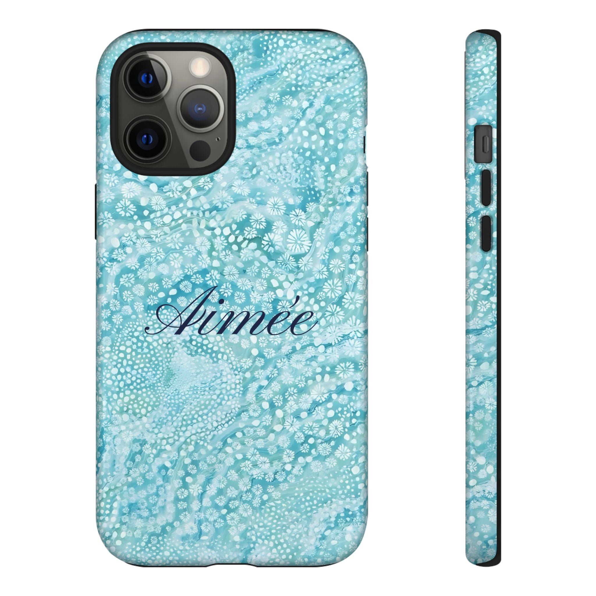 Teal Florals Personalized