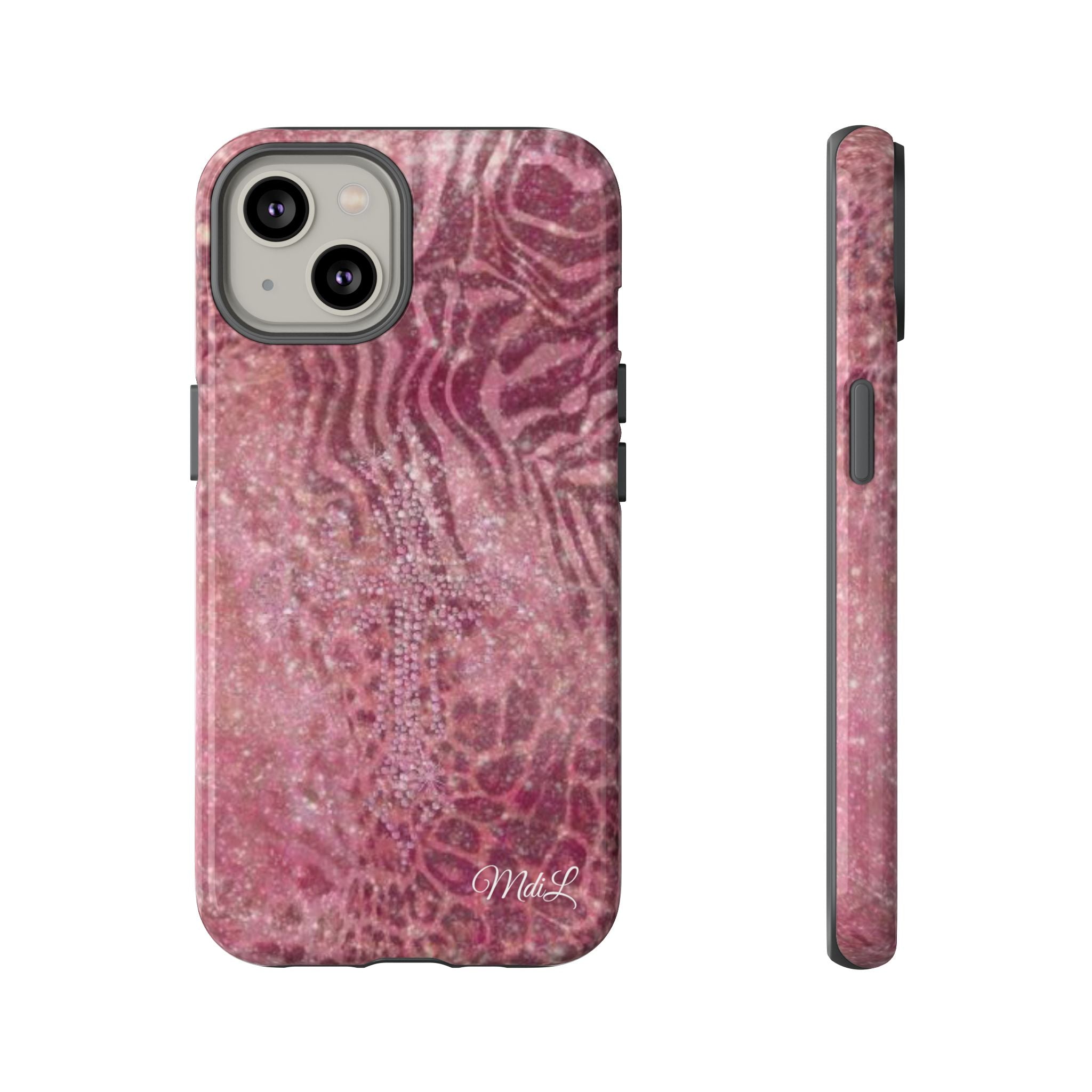 Pink Cross iPhone Case