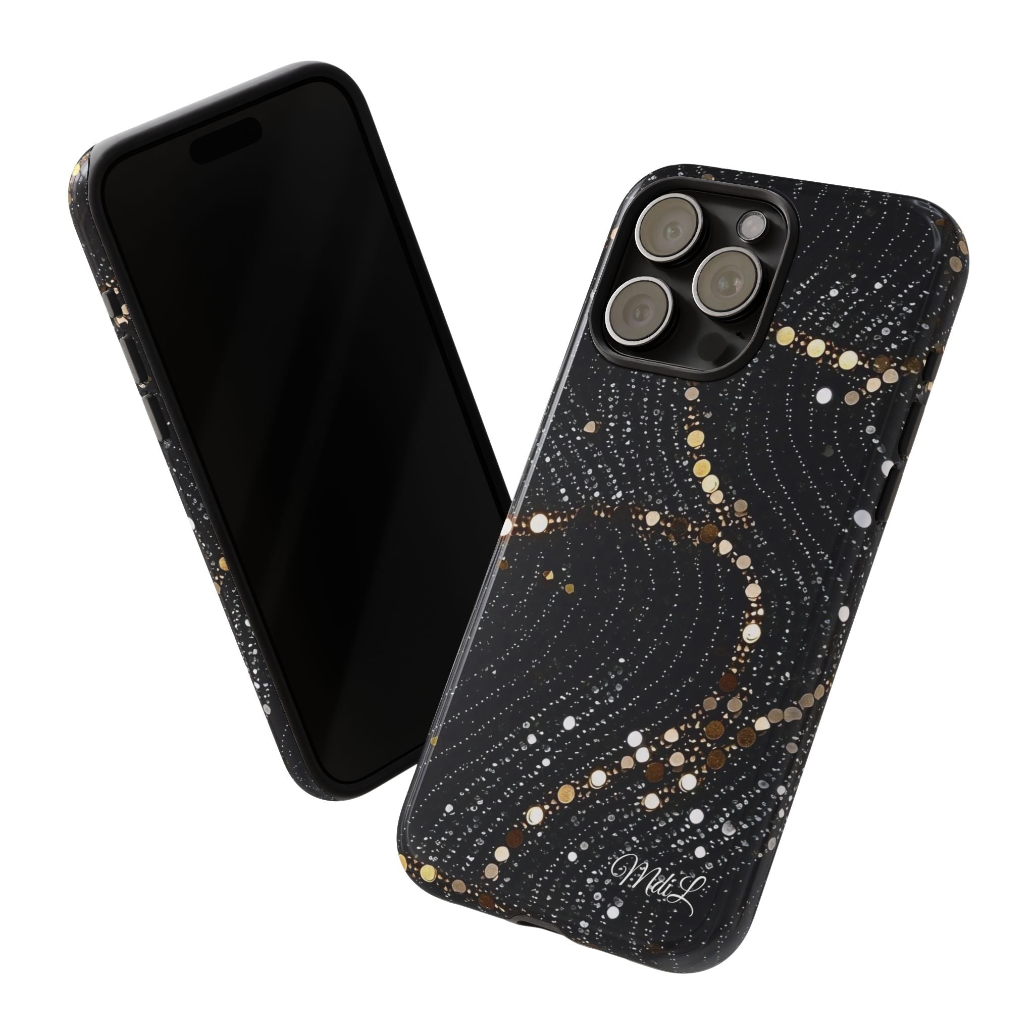 Sequin | Black and Gold - Mare di Luna