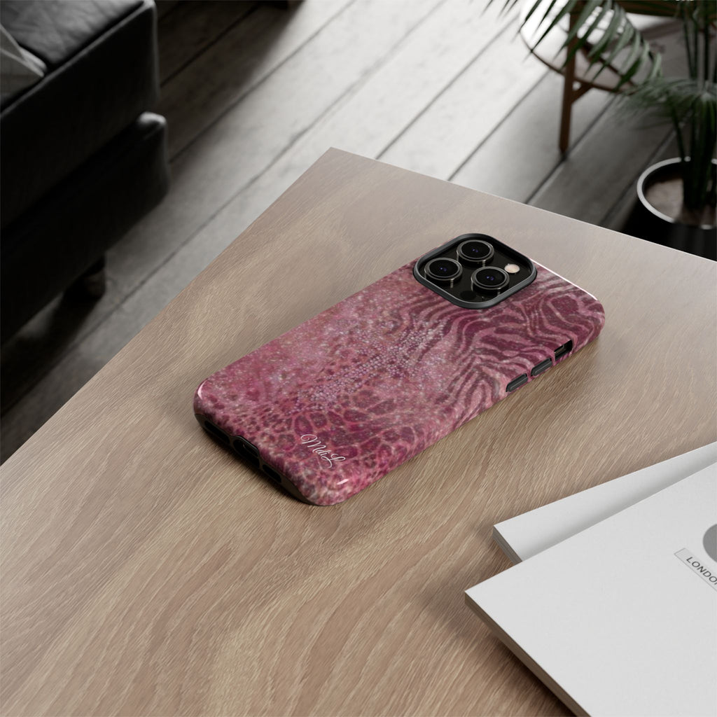 Pink Cross iPhone Case