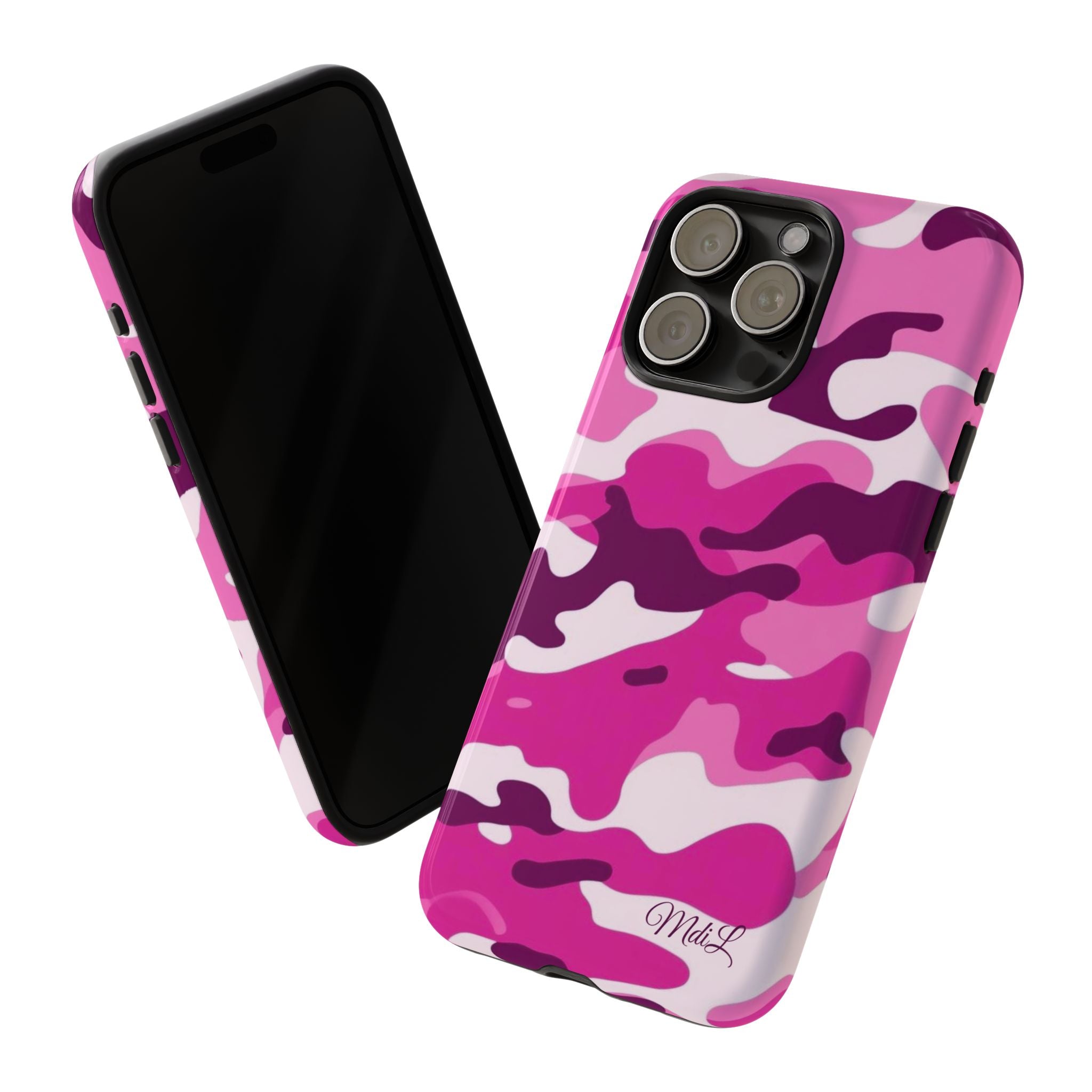 Magenta Camo iPhone Case