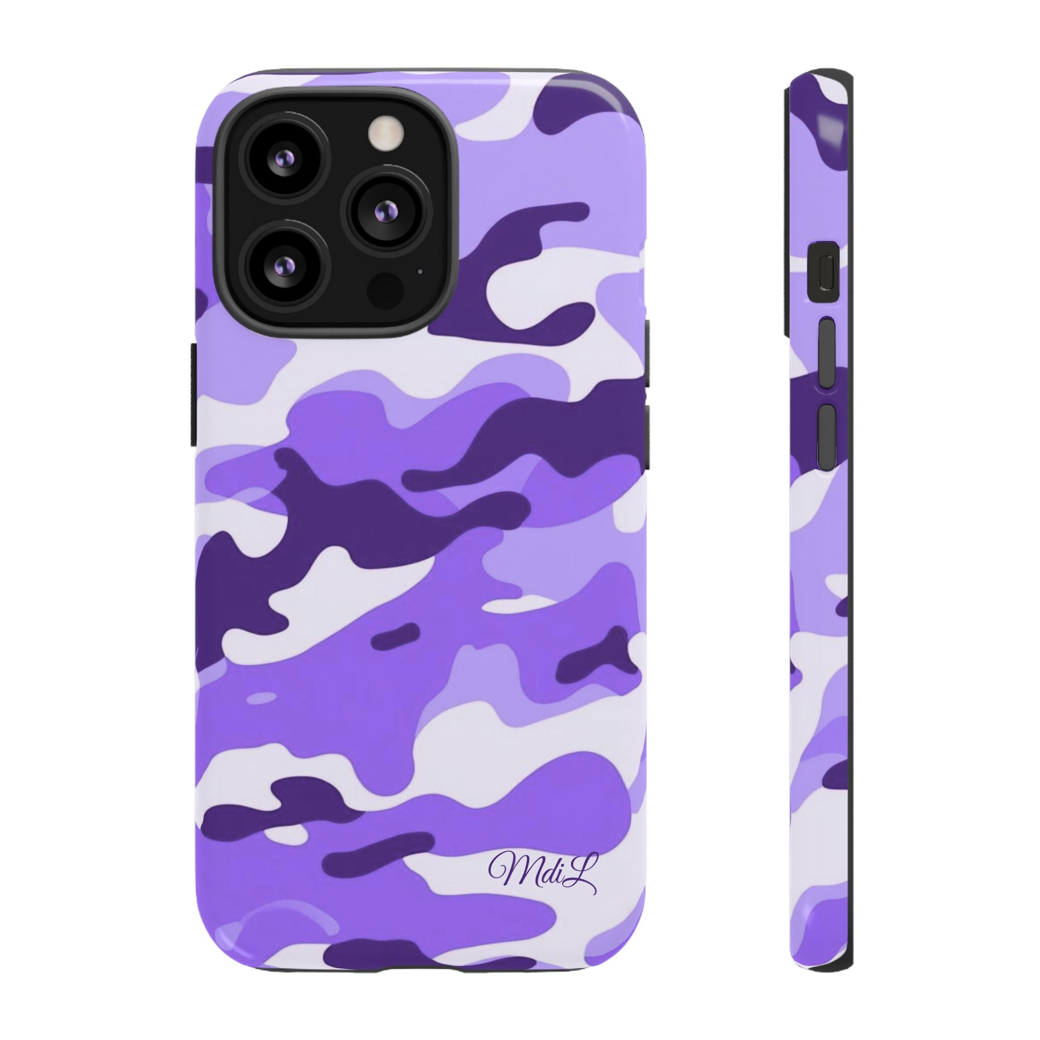 Purple Camo iPhone Case