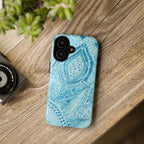 Teal Paisley