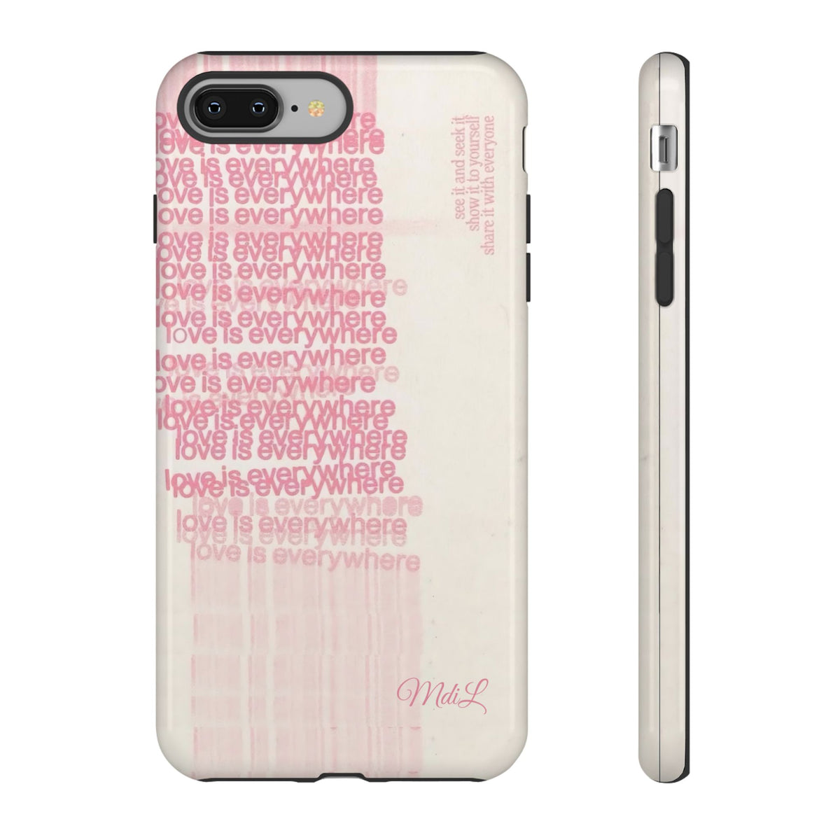 Love is Everywhere | Pink and White - Mare di Luna