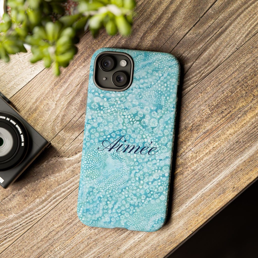Teal Florals Personalized