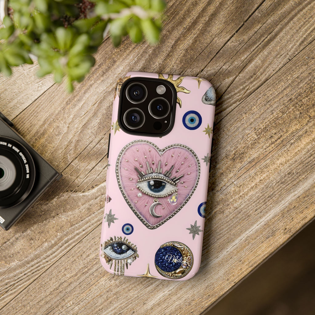 Evil Eye | Pink Heart - Mare di Luna
