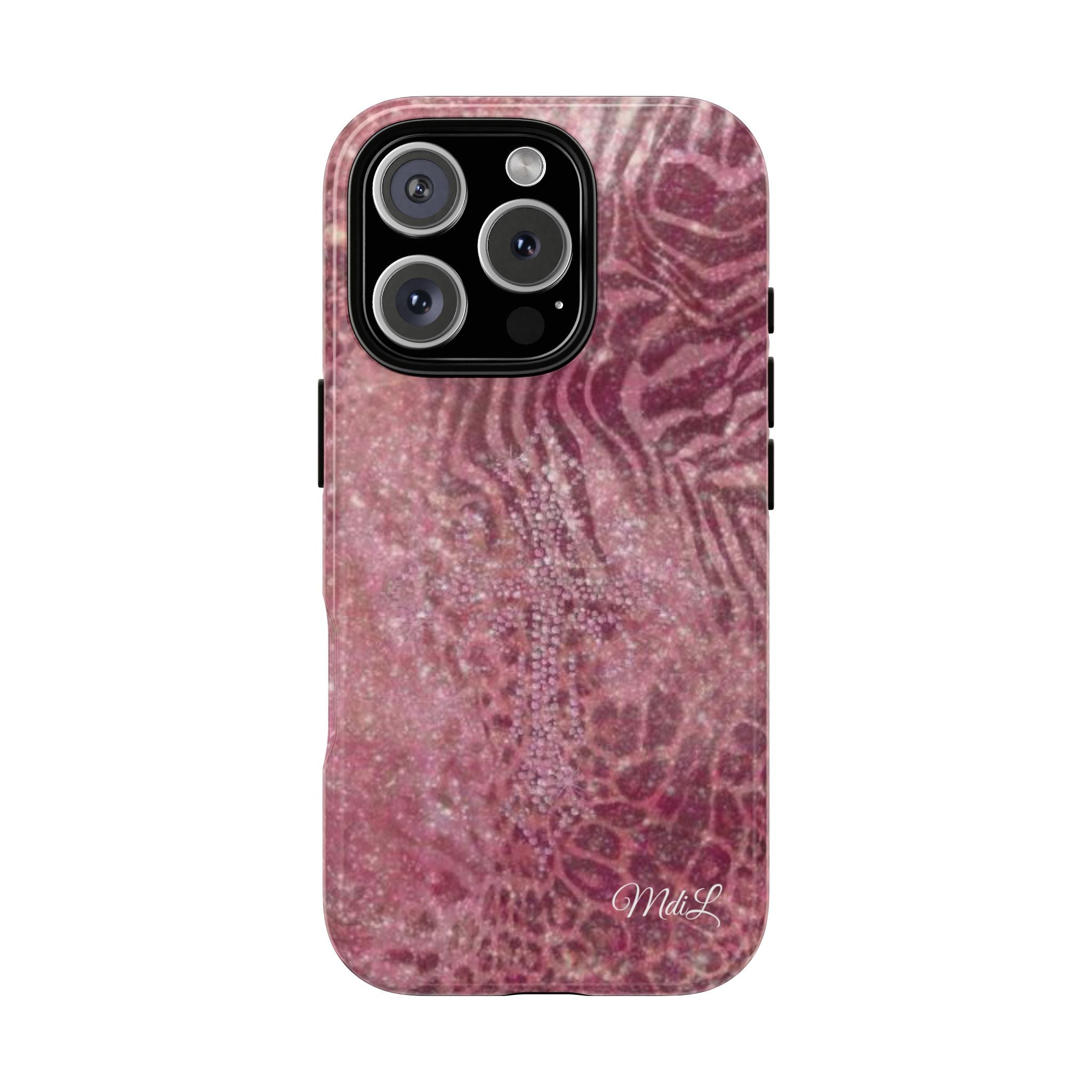 Pink Cross iPhone Case