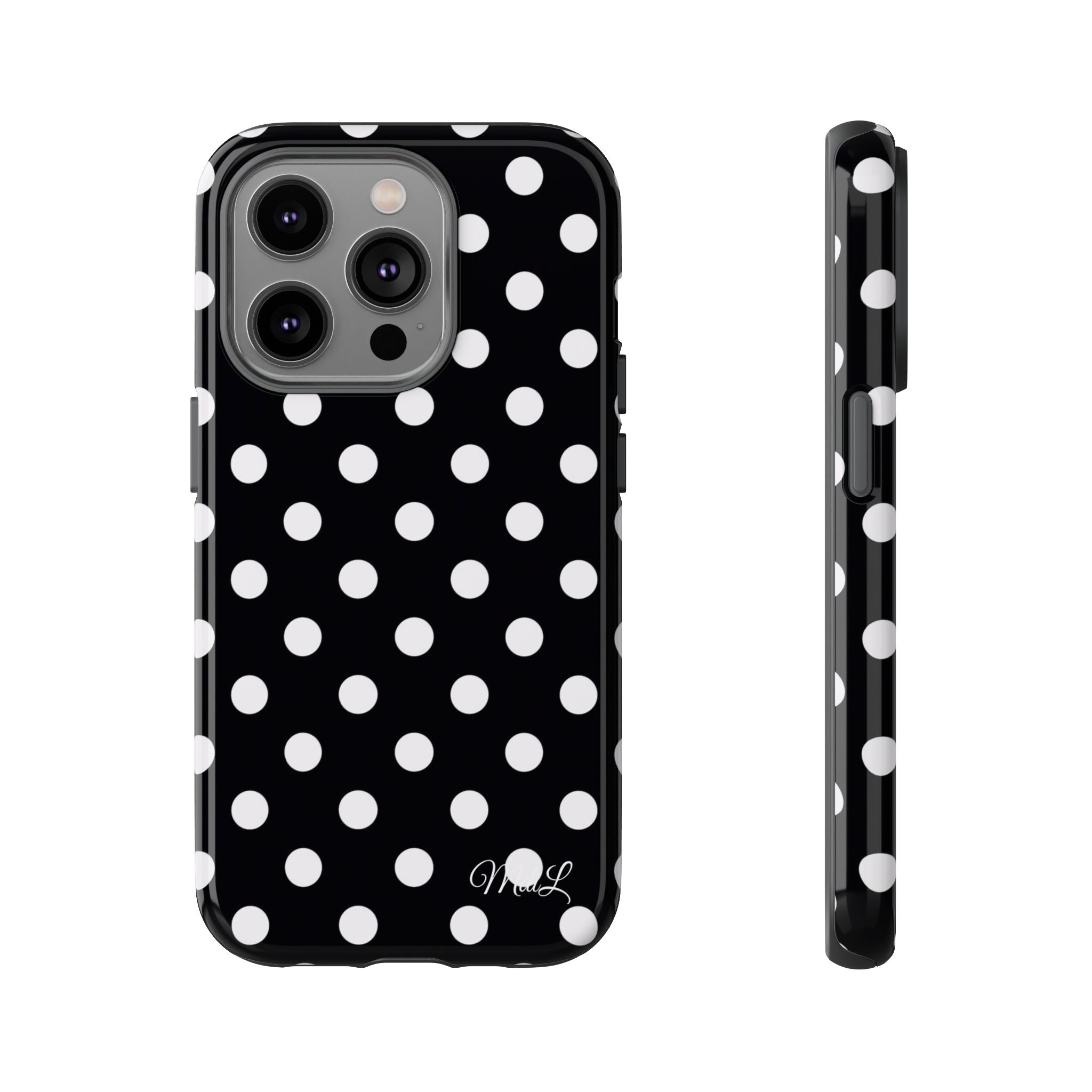 Polka Dots | White and Black - Mare di Luna