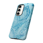Teal Paisley