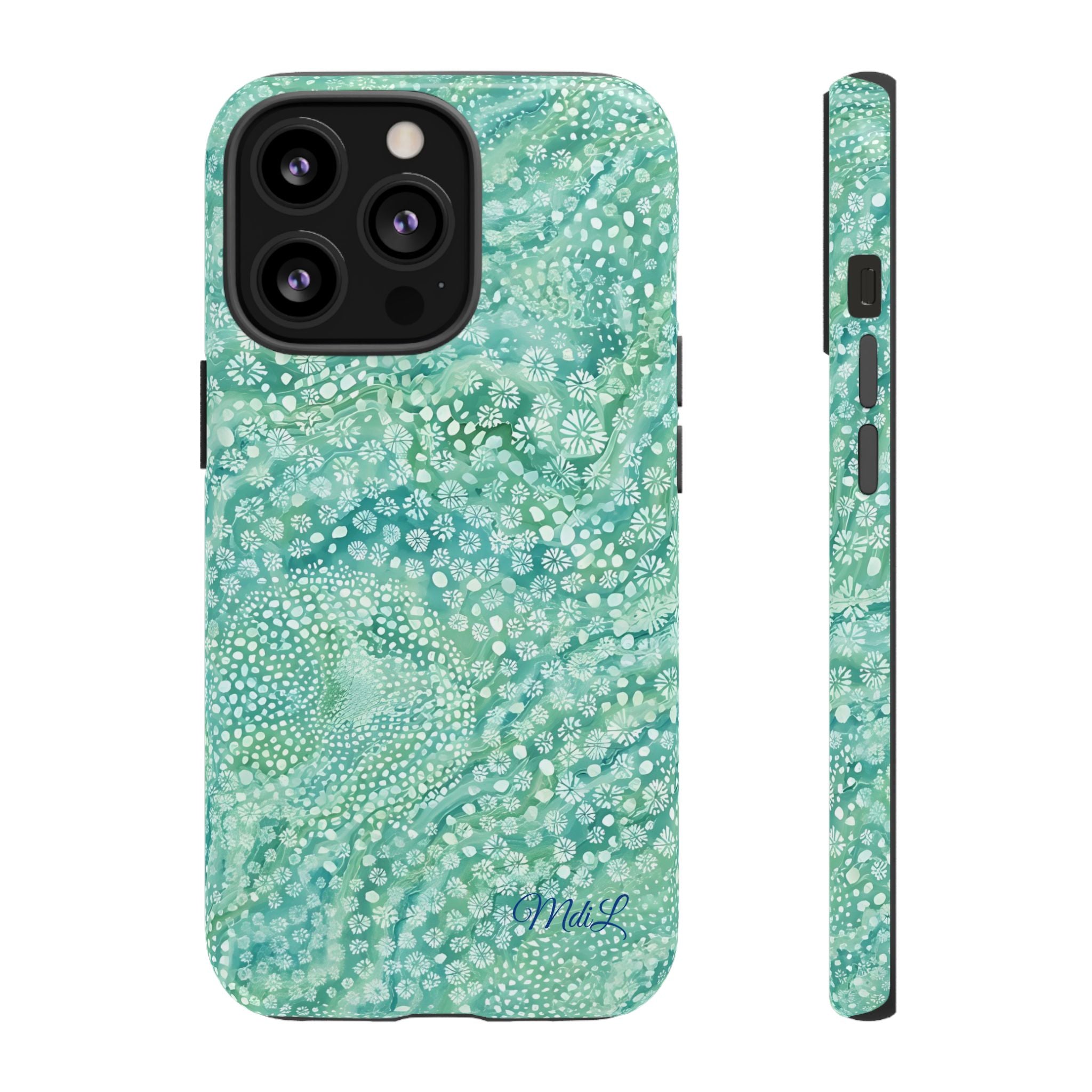Teal Florals