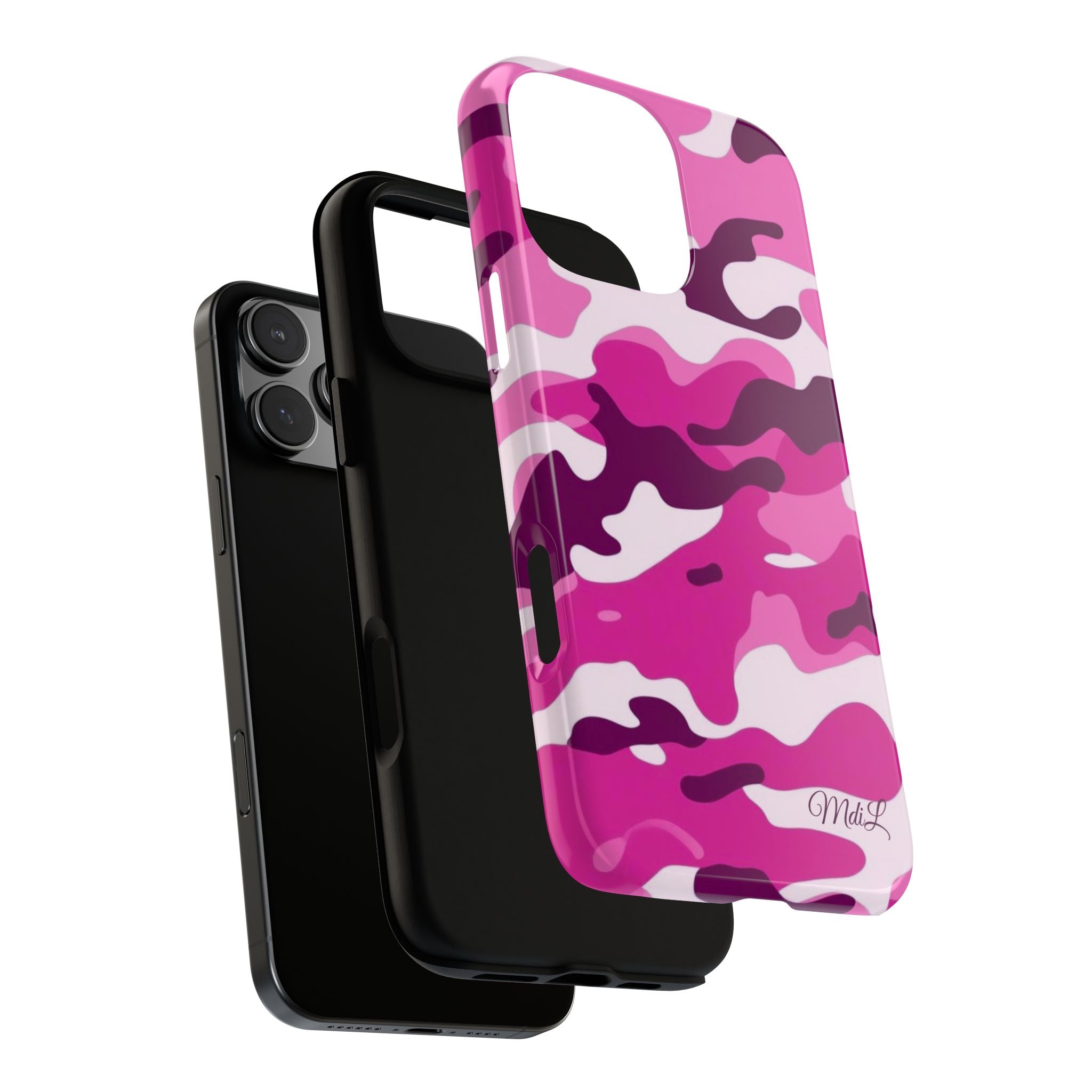 Magenta Camo iPhone Case