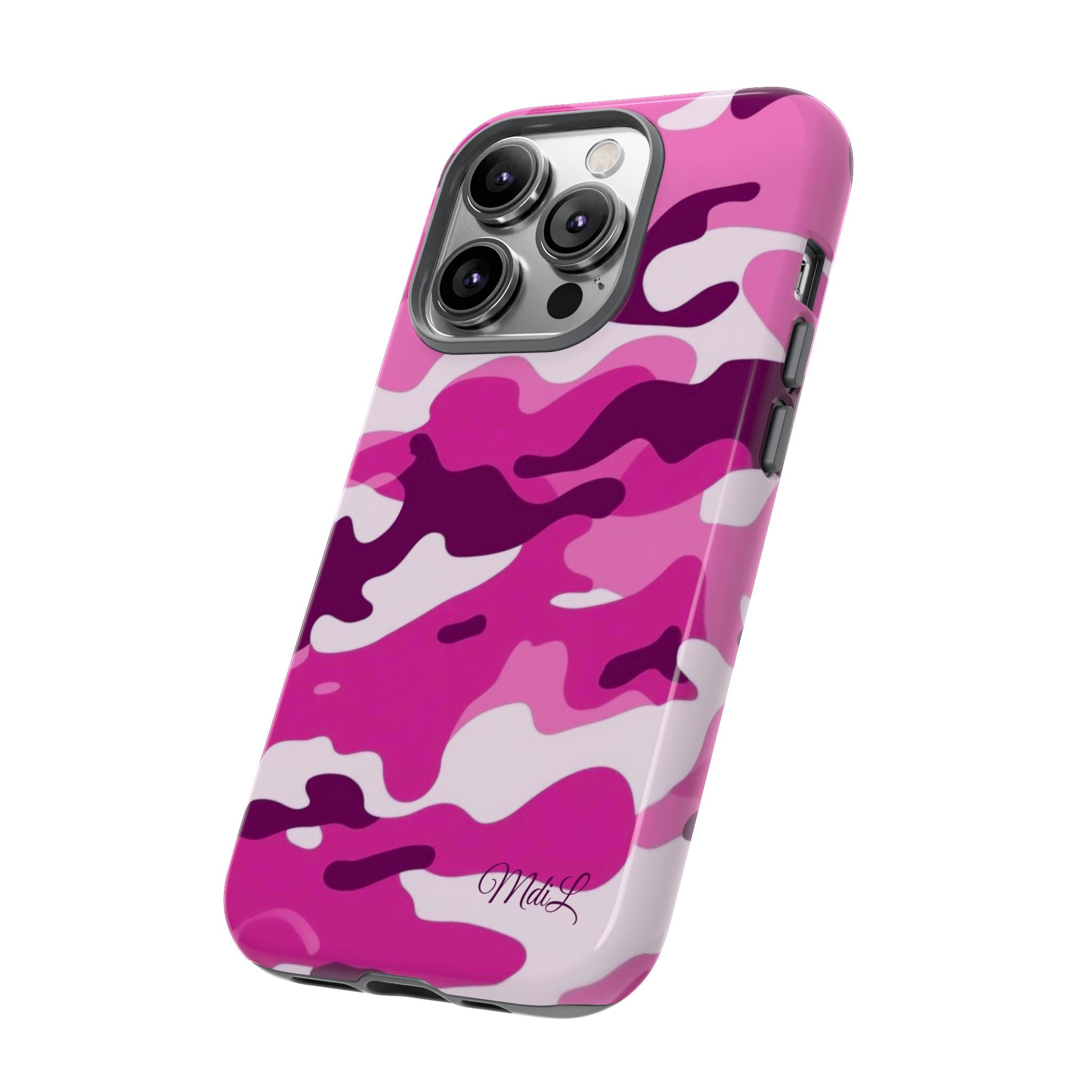 Magenta Camo iPhone Case