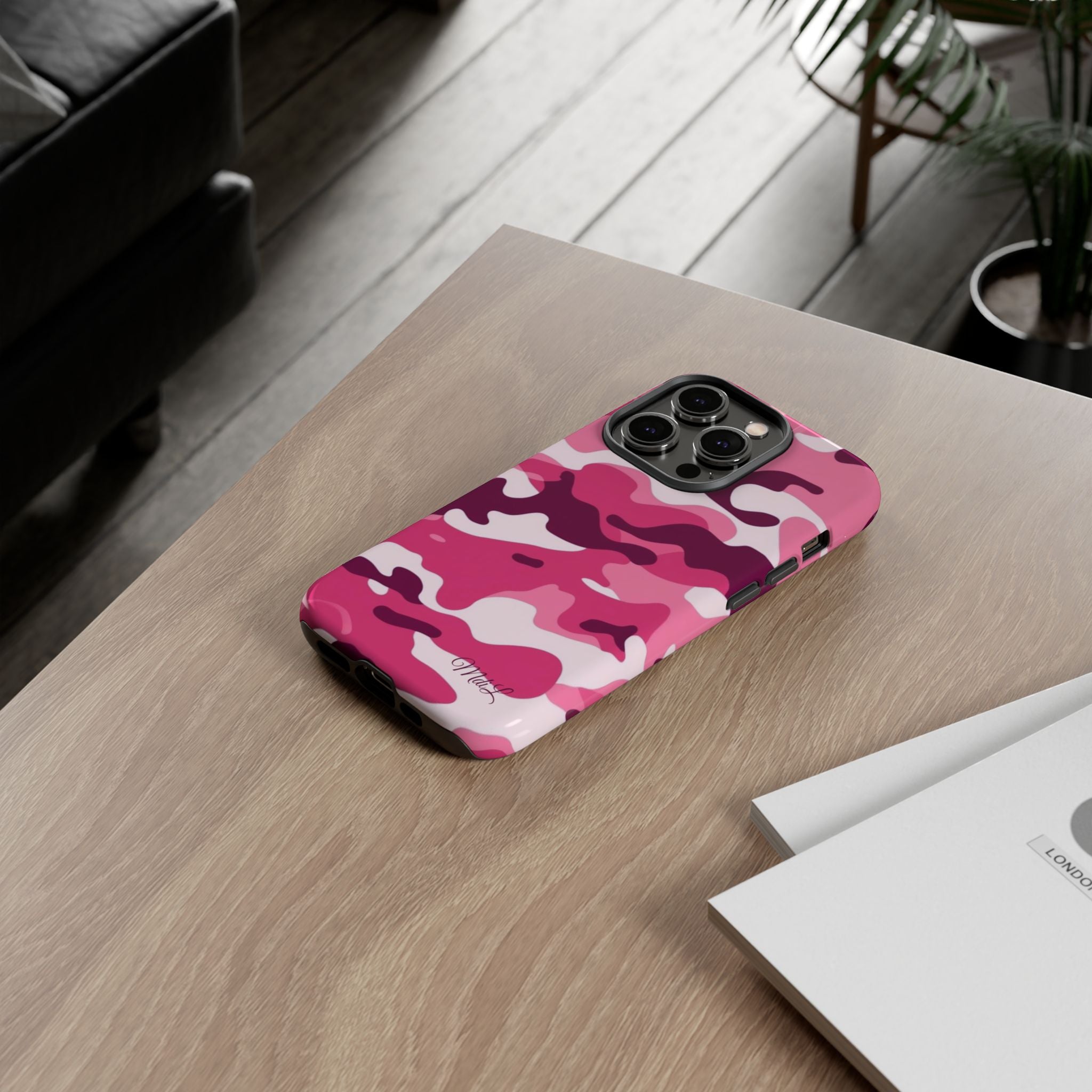 Pink Camo iPhone Case