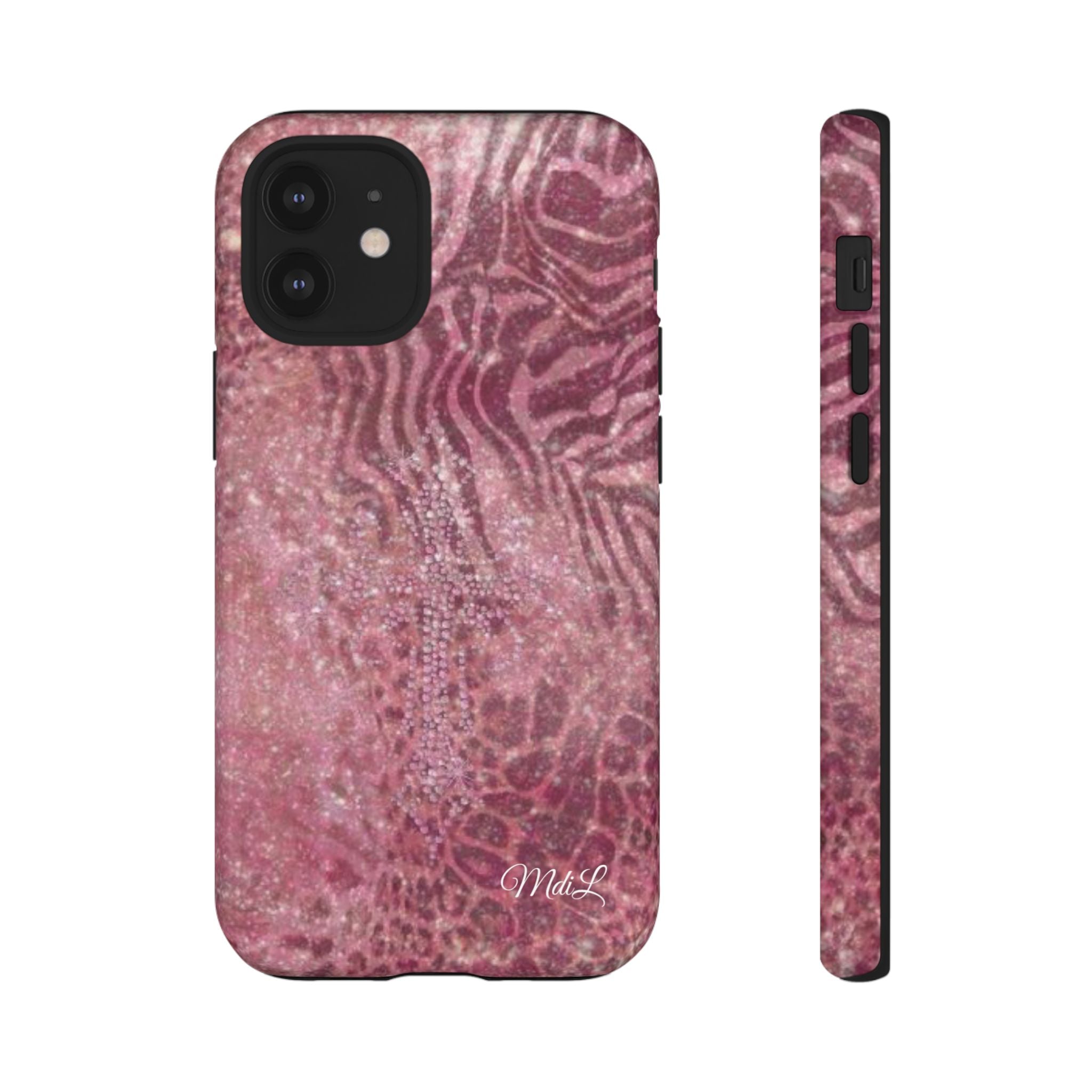 Pink Cross iPhone Case