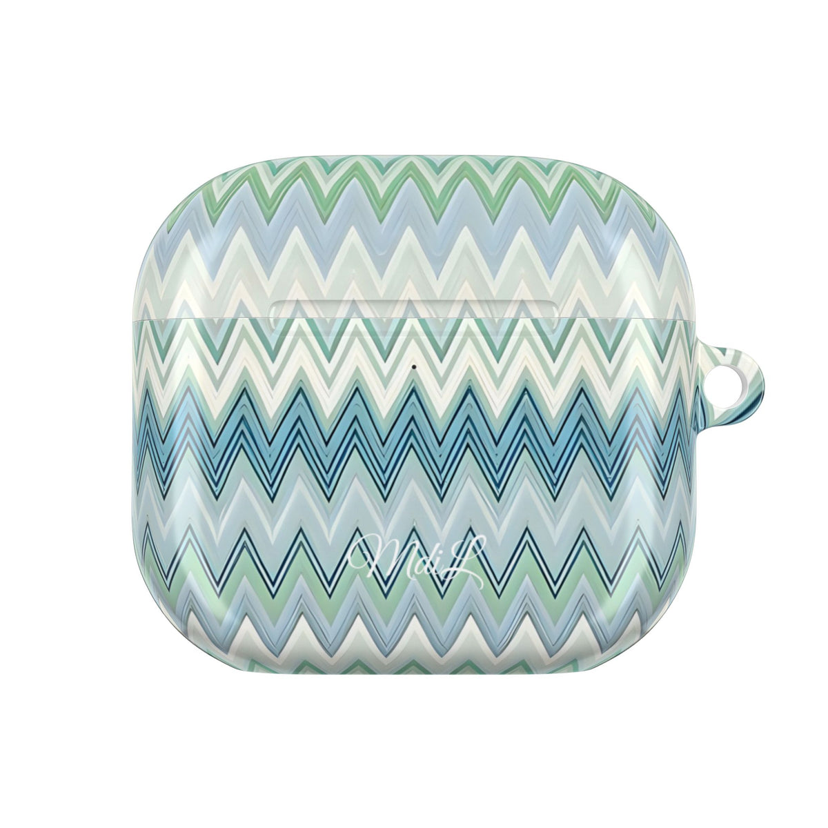 Teal Zag AirPods Case
