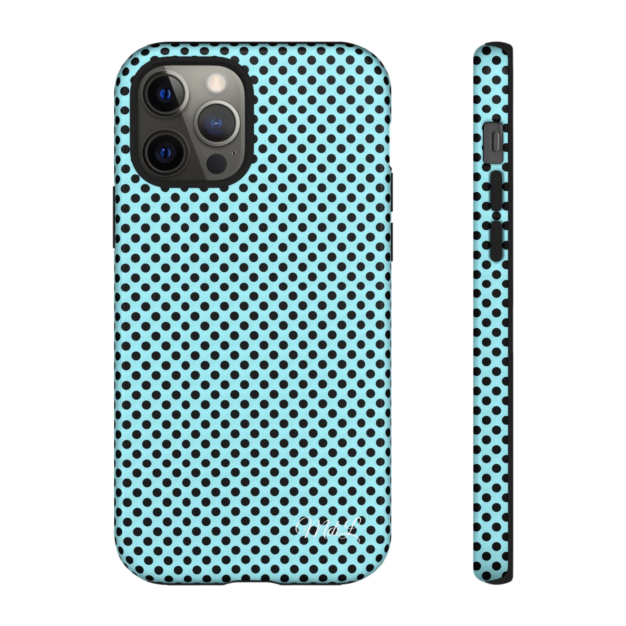 Polka Dots | Black and Blue - Mare di Luna