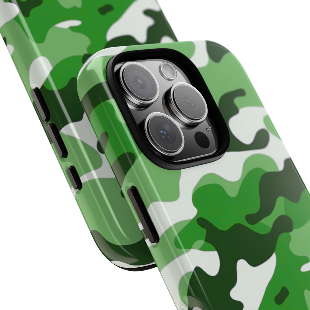 Green Camo iPhone Case