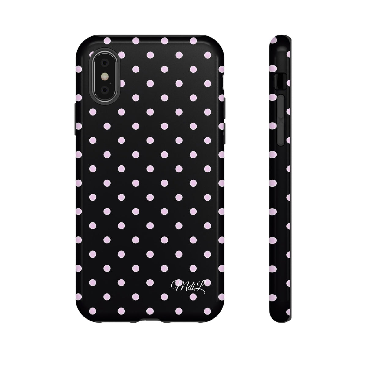 Polka Dots | Pink and Black - Mare di Luna