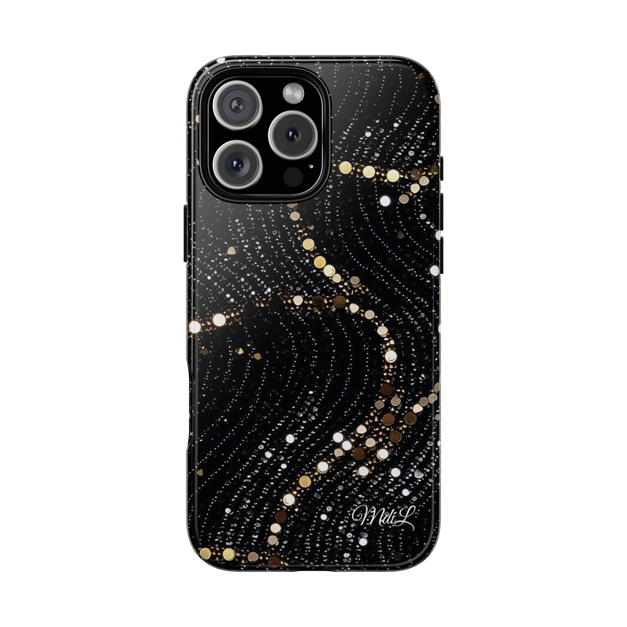 Sequin | Black and Gold - Mare di Luna