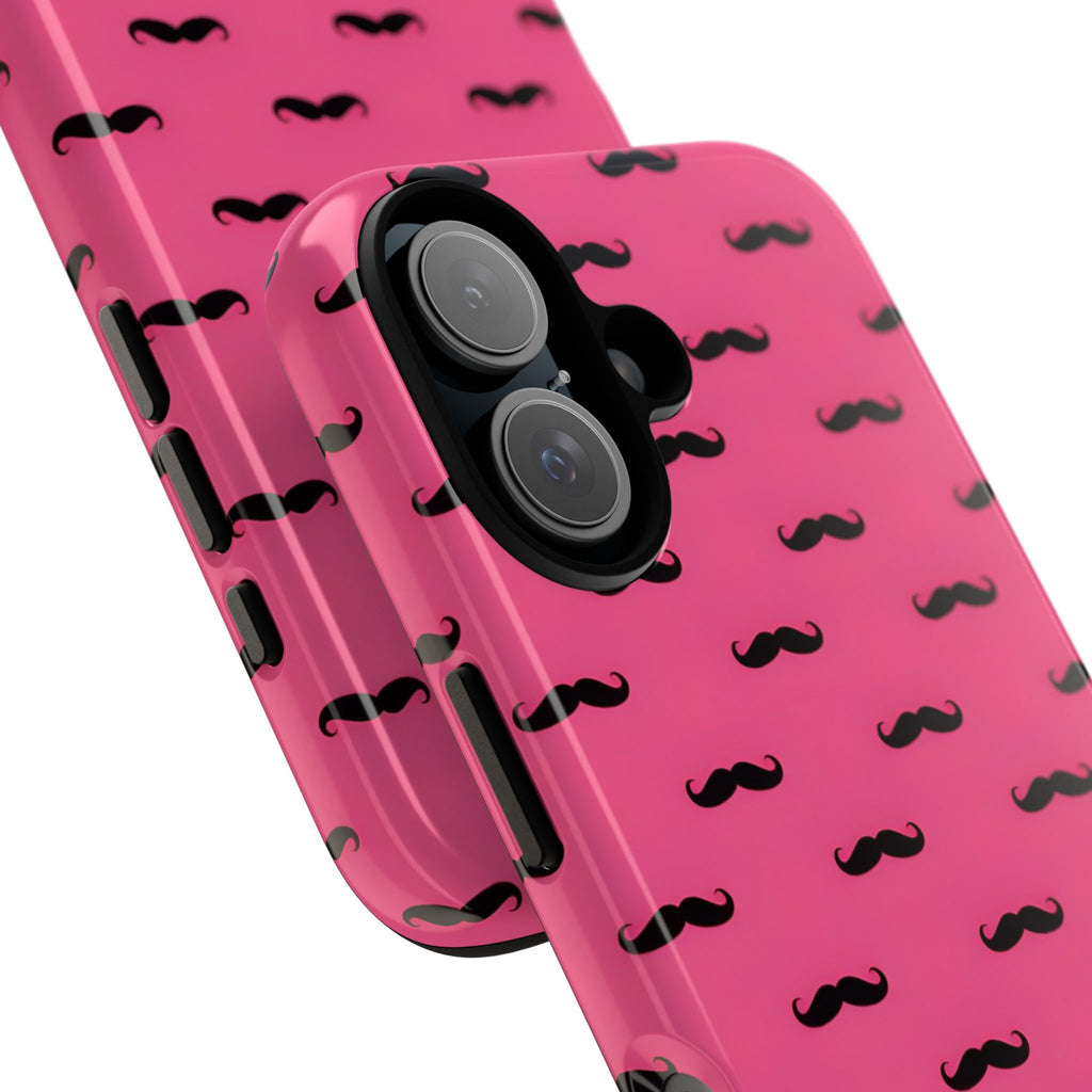 Pink Moustache iPhone Case