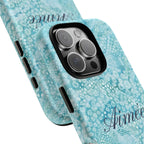Teal Florals Personalized
