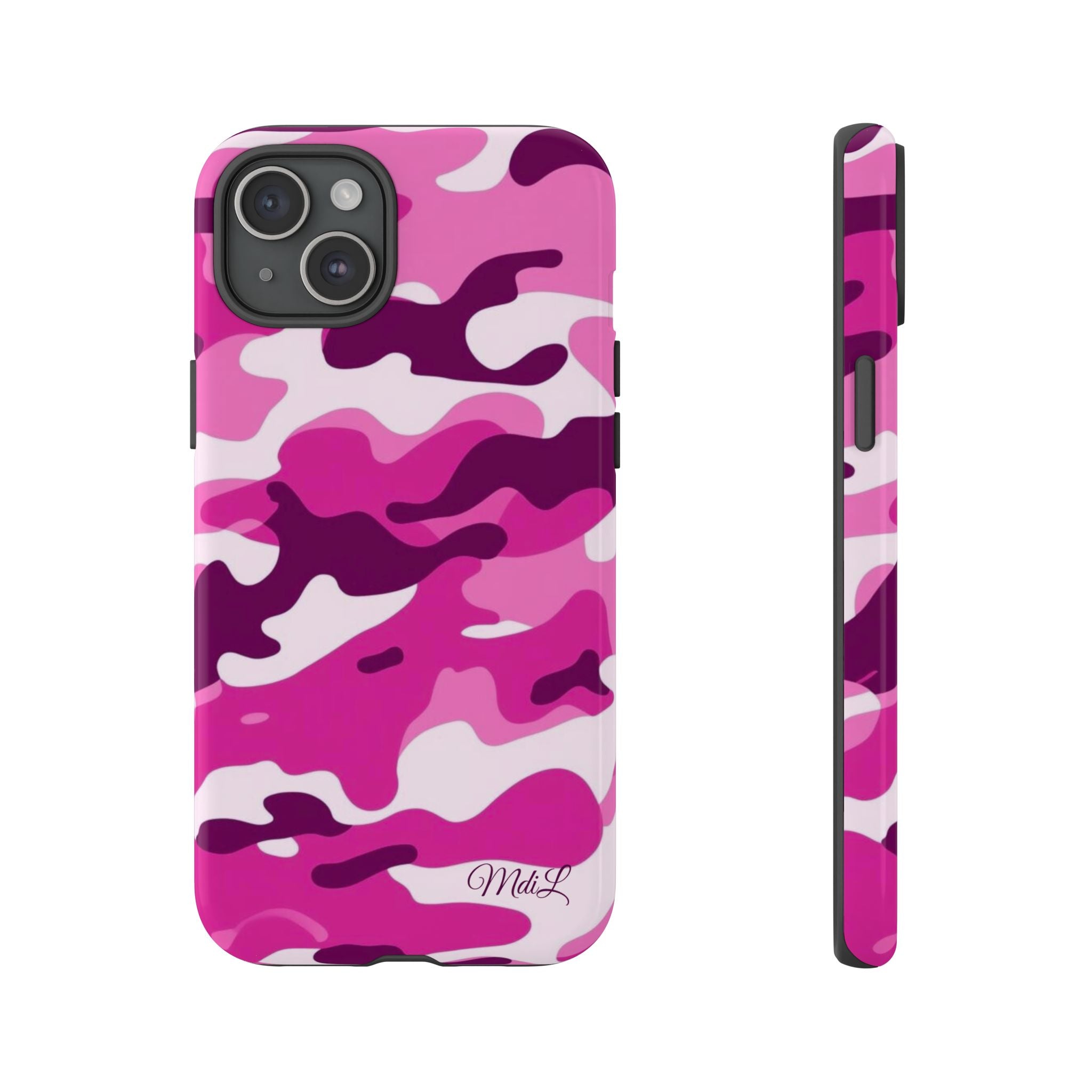 Magenta Camo iPhone Case