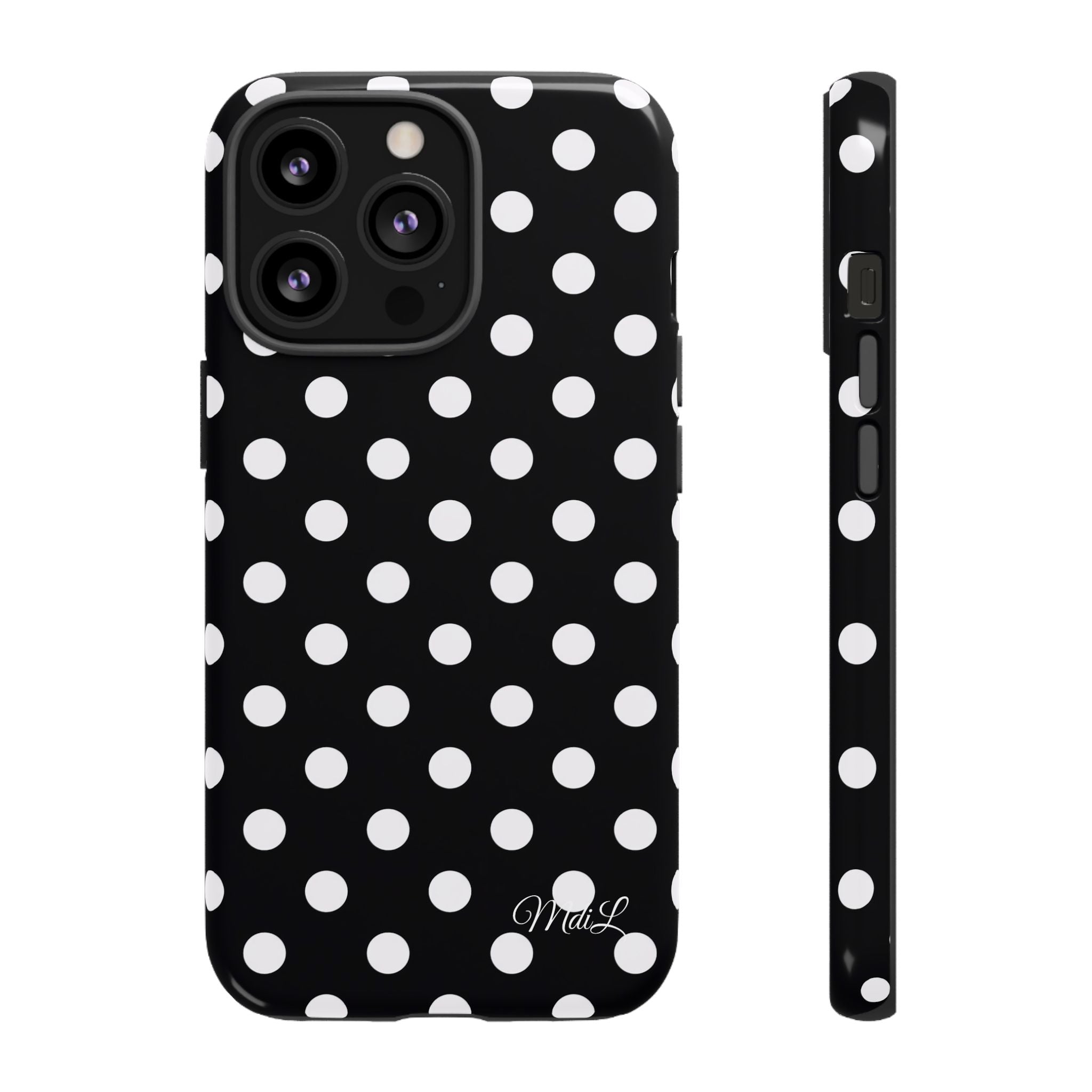 Polka Dots | White and Black - Mare di Luna