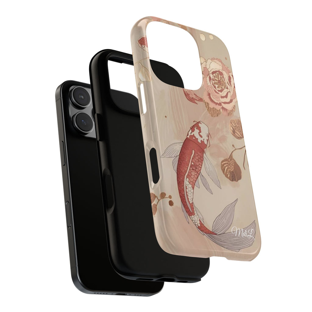 Rosy Koi Pond iPhone Case