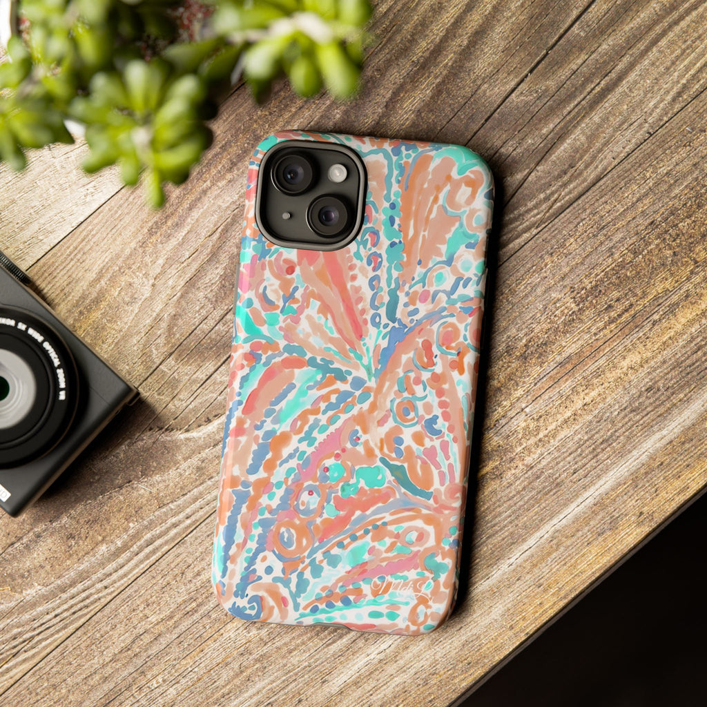 Coral & Teal