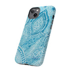 Teal Paisley