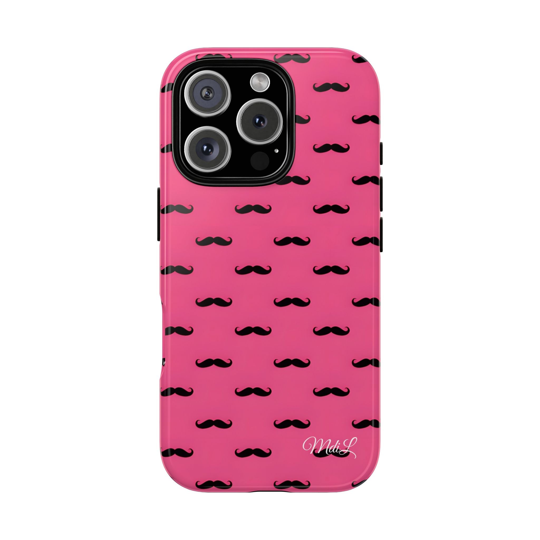Pink Moustache iPhone Case