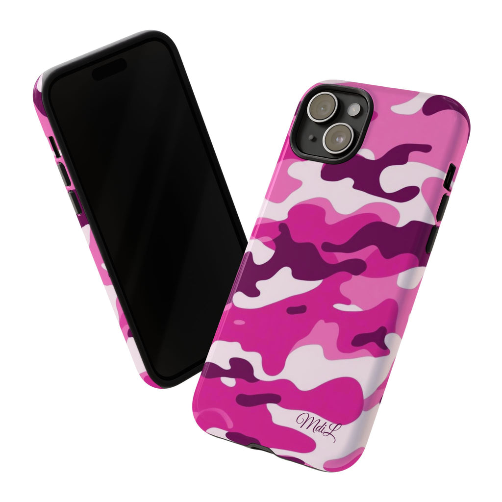 Magenta Camo iPhone Case