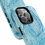 Teal Paisley