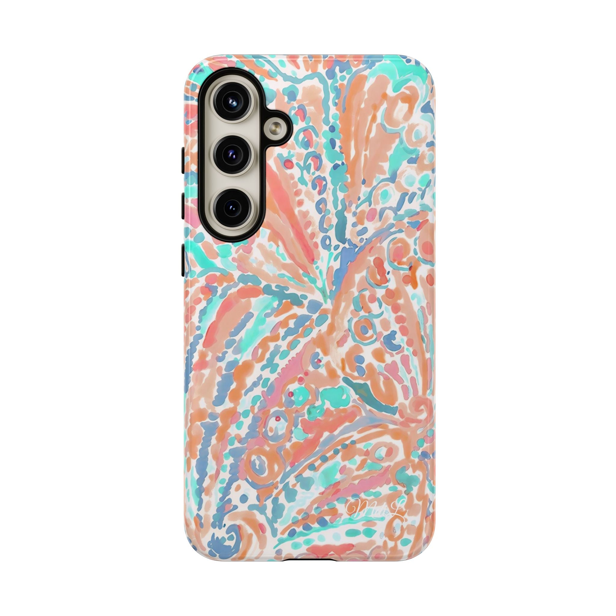 Coral & Teal