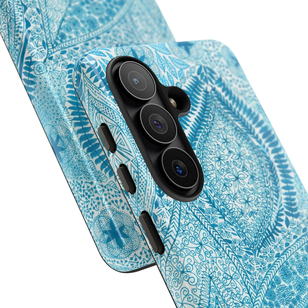 Teal Paisley