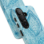 Teal Paisley