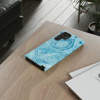 Teal Paisley